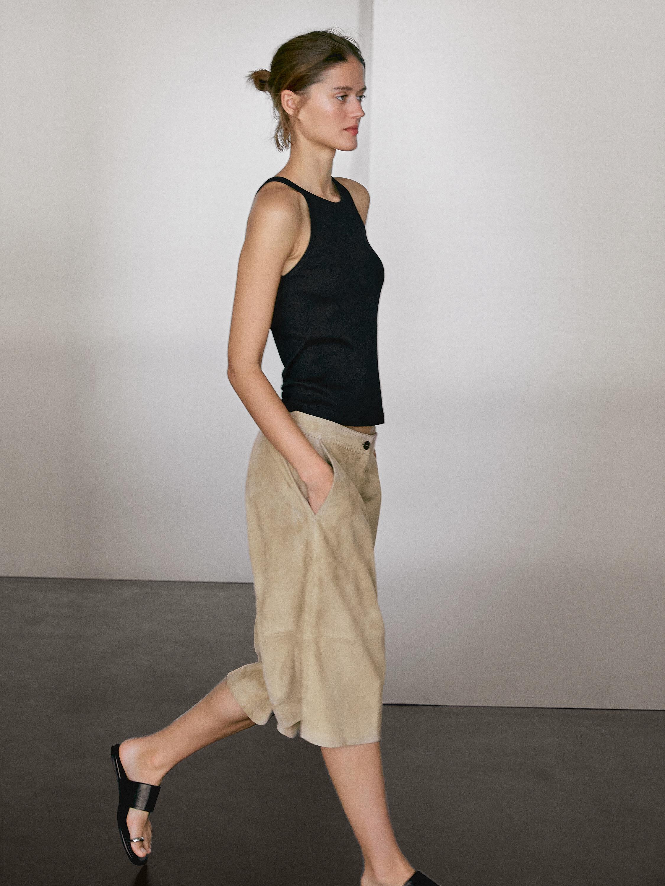 100% cotton halter top